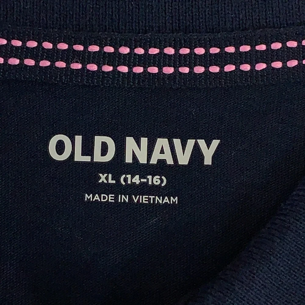 Old Navy Girls XL (14-16) Short Sleeve School Uniform Jersey-Knit Polo Shirt NWT